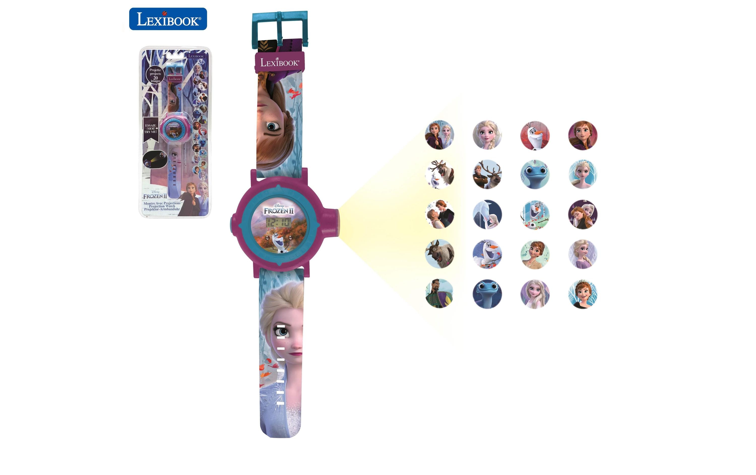Disney Frozen Digital-ProjektionsuhrEine 2-in-1-Uhr mit digitalem Bildschirm