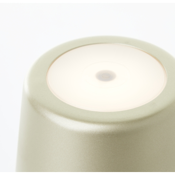 Tafellamp Kaami draagbaar LED 2W voor buiten met USB oplaadbare accu, matgoud