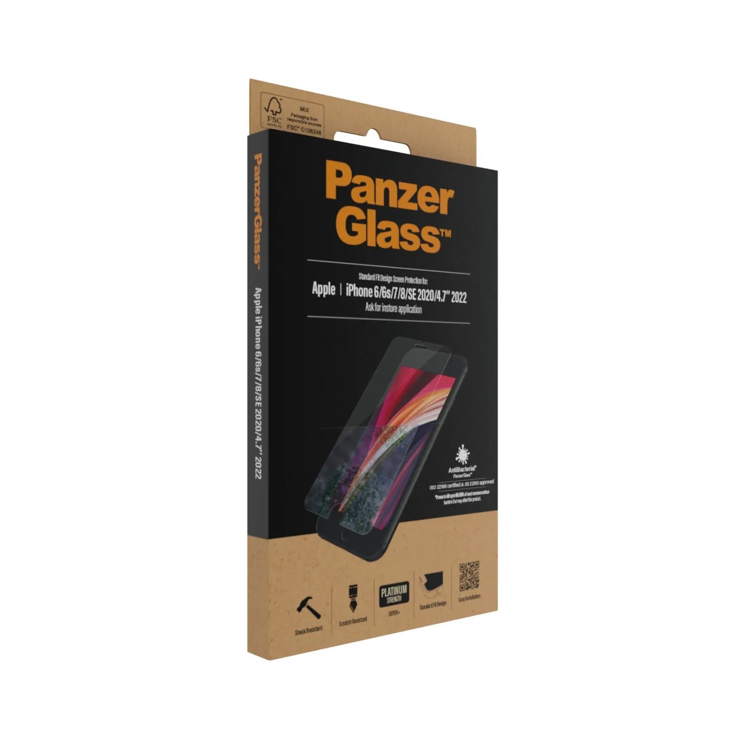 PanzerGlass iPhone SE + 6 + 6S + 7 + 8 2684