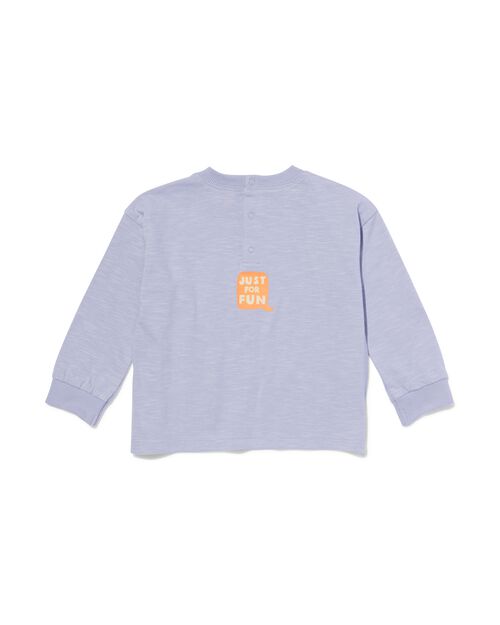 t-shirt bébé oiseau lilas