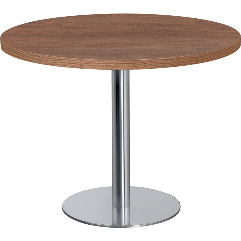 Table ronde diamètre 100cm Shiny pied chromé