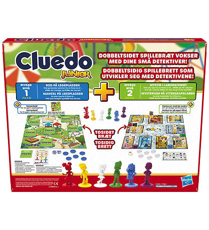 Hasbro Br?tspil - Cluedo Junior - 2-i-1