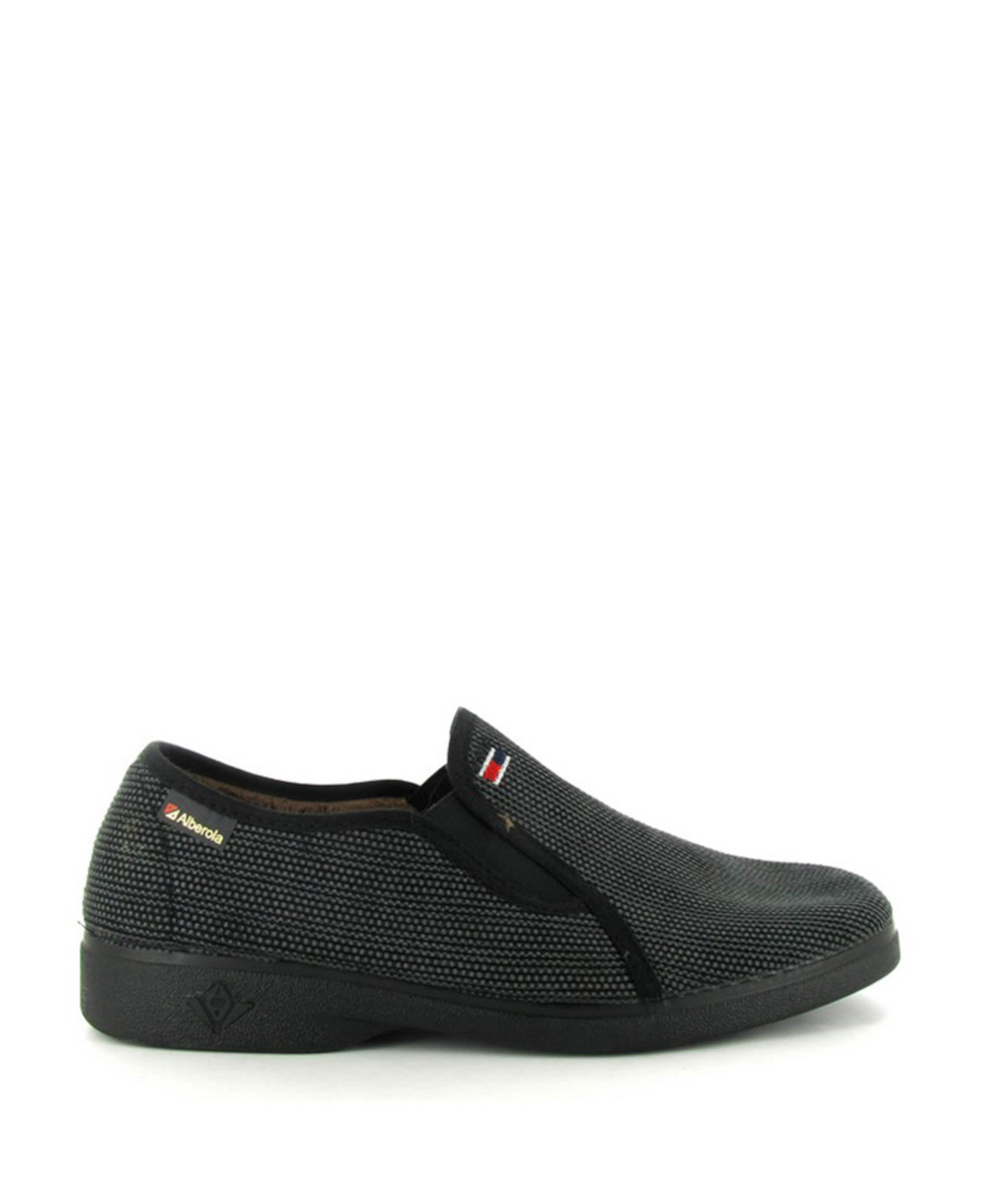 Seelen Alberola T6095B heren pantoffels zwart