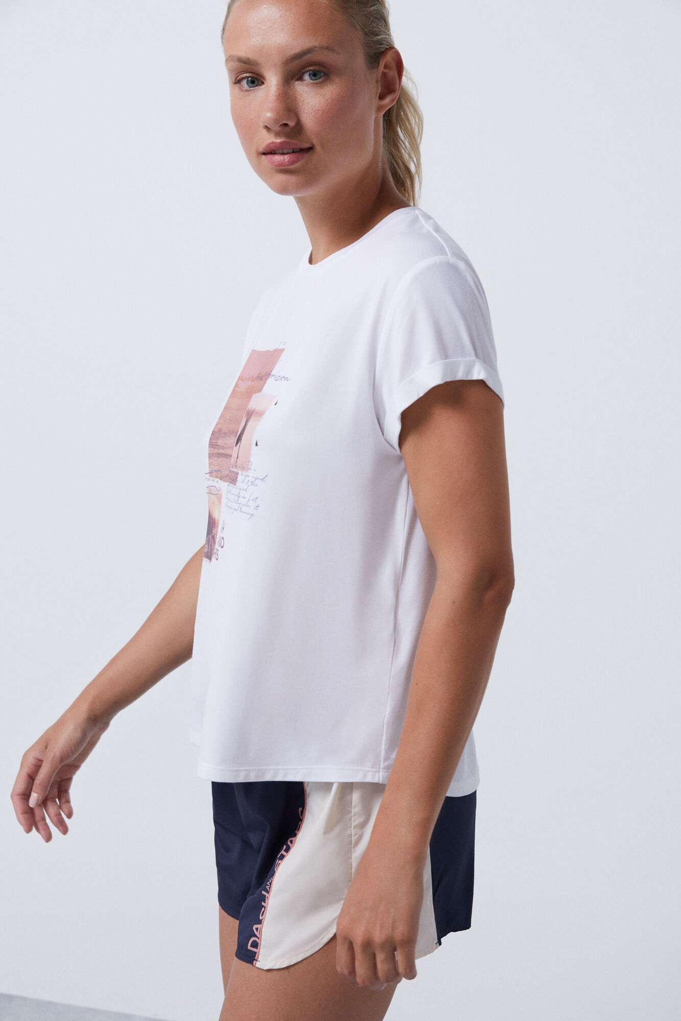 Camiseta fluida de modal