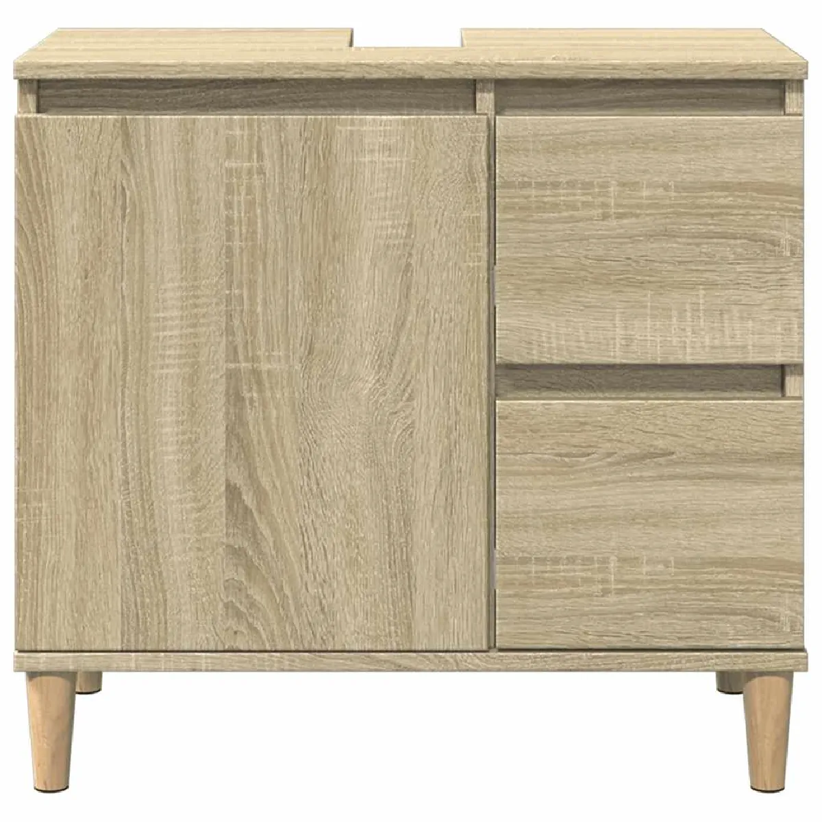vidaXL Chêne sonoma 65x33x60 cm