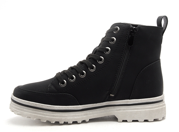 Dockers boots bottine plates femme 49vr906 noir