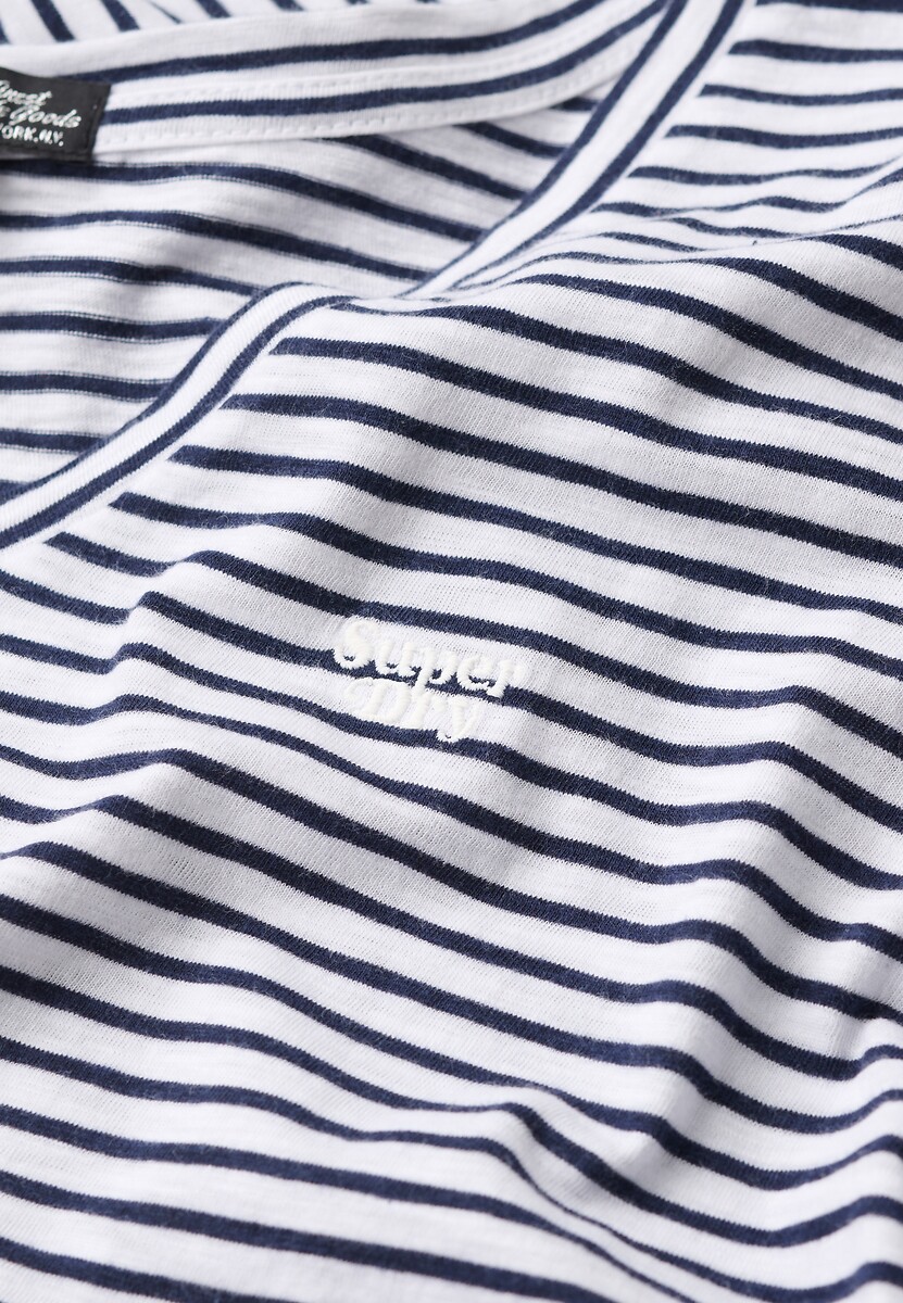 SUPERDRY<br>Camiseta lisa com decote em V