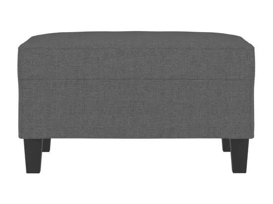Repose-pied Gris foncé 70x55x41 cm Tissu