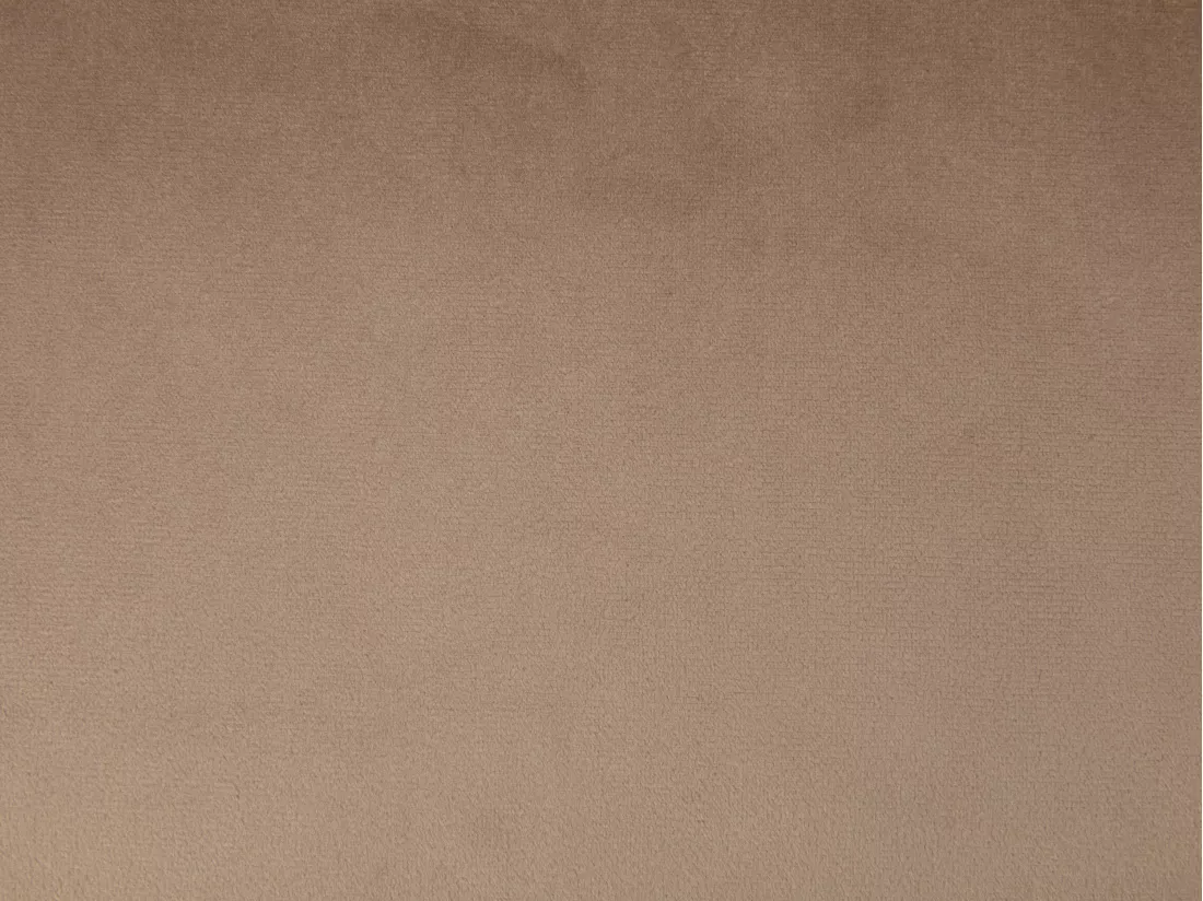 Lot de 2 tabourets de bar en velours et métal noir - Hauteur réglable - Beige - PEGA de Pascal MORABITO
