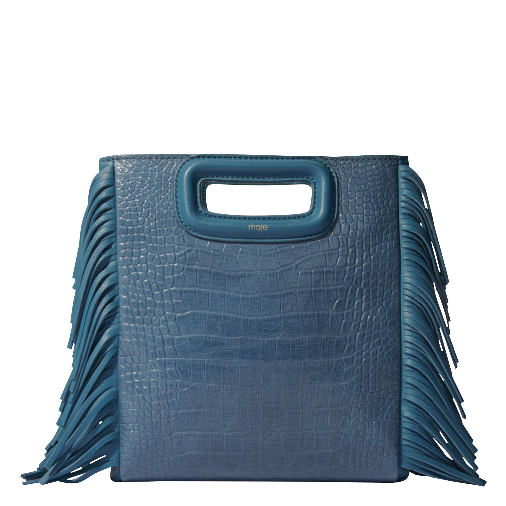 M - Sac bandoulière en cuir | Bleu