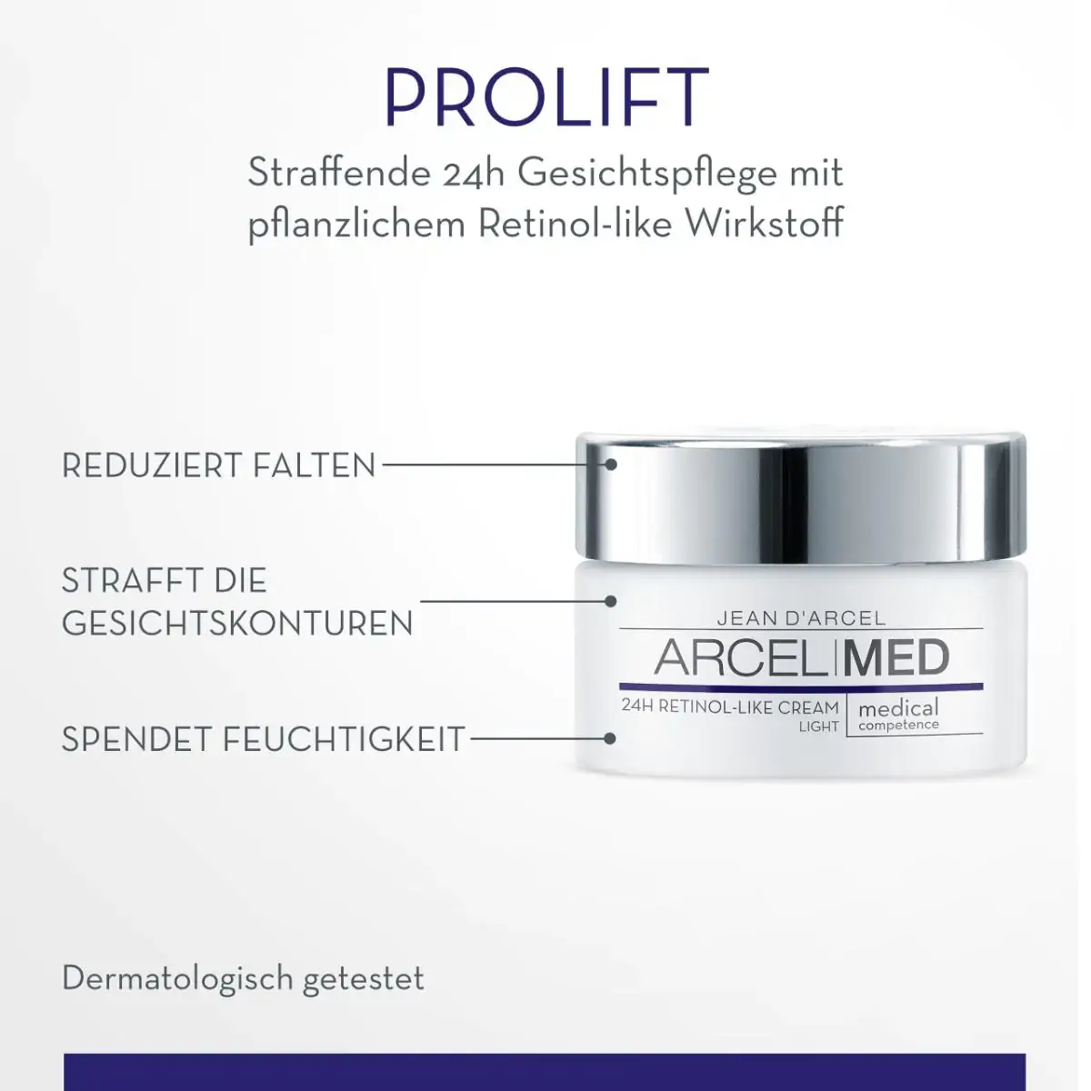 Arcelmed Prolift 24h Retinol-Like Cream Light