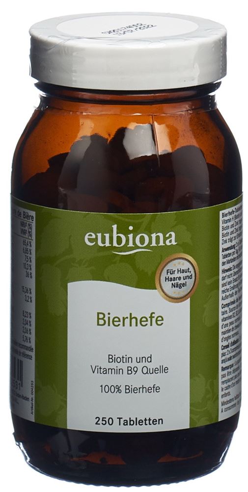 Eubiona Bierhefe Tabl 100 g