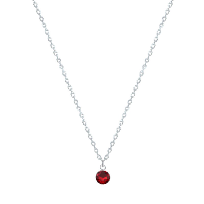 Collier Chaine Argent et Strass