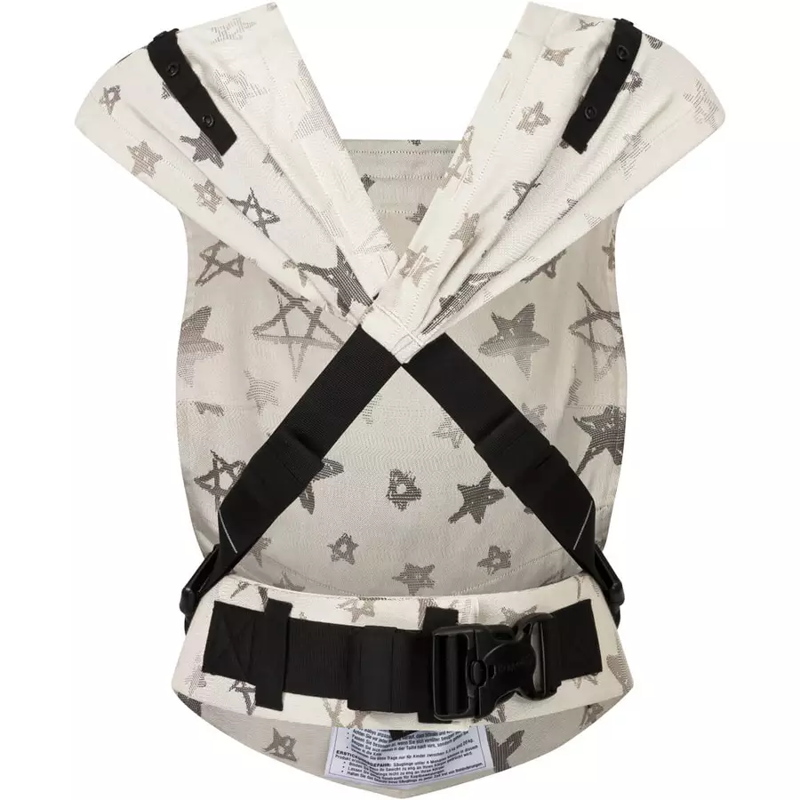 Hoppediz Neugeborenen Babytrage Primeo Jacquard Singapur Grey