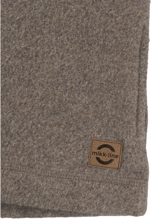 Mikk-Line Cotton Fleece Cardigan w Hood Melange denver
