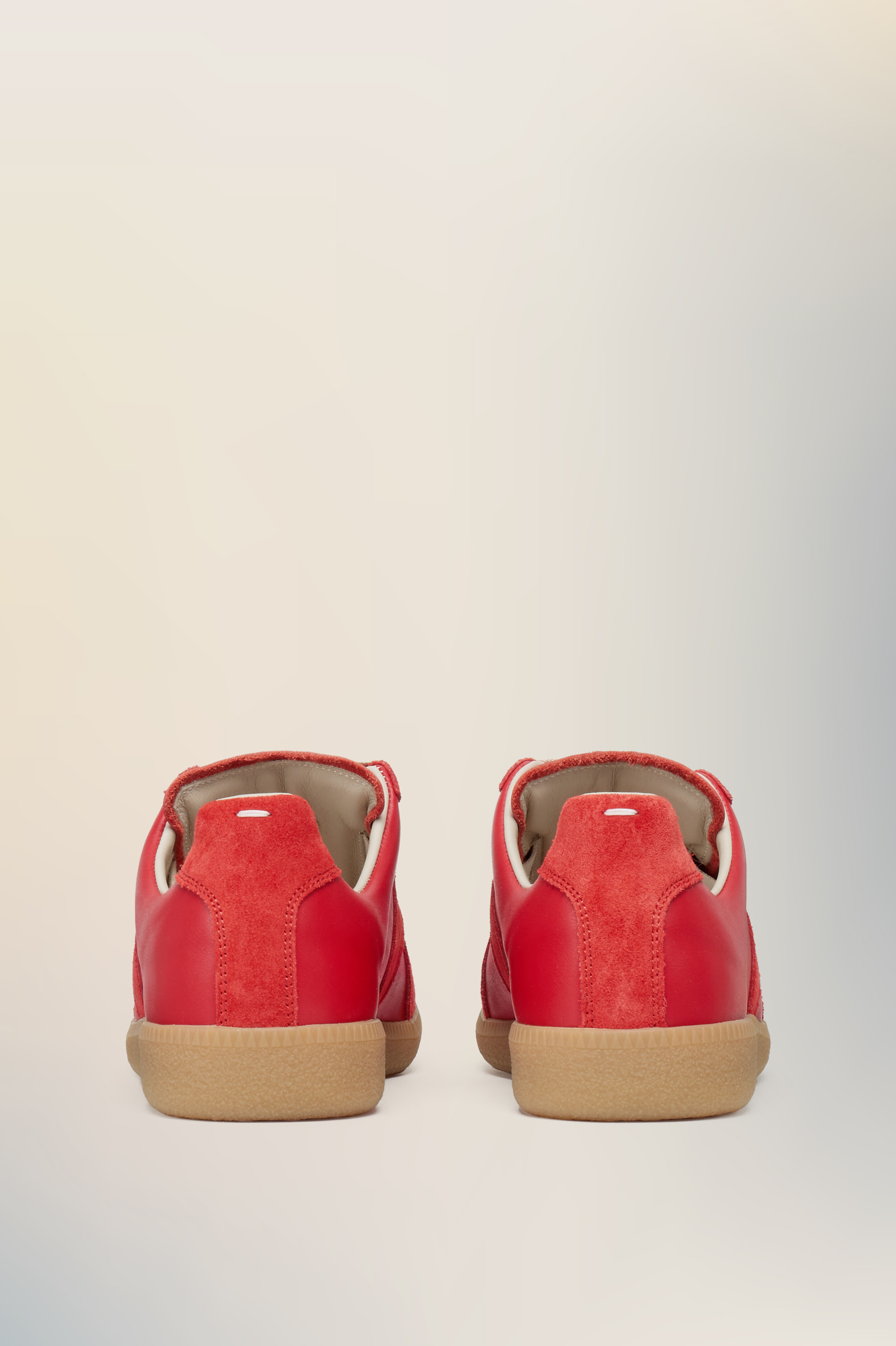 Sneakers Replica rouges en cuir pour femme Boero