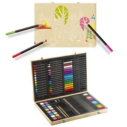Djeco tekendoos kleuren - 78st