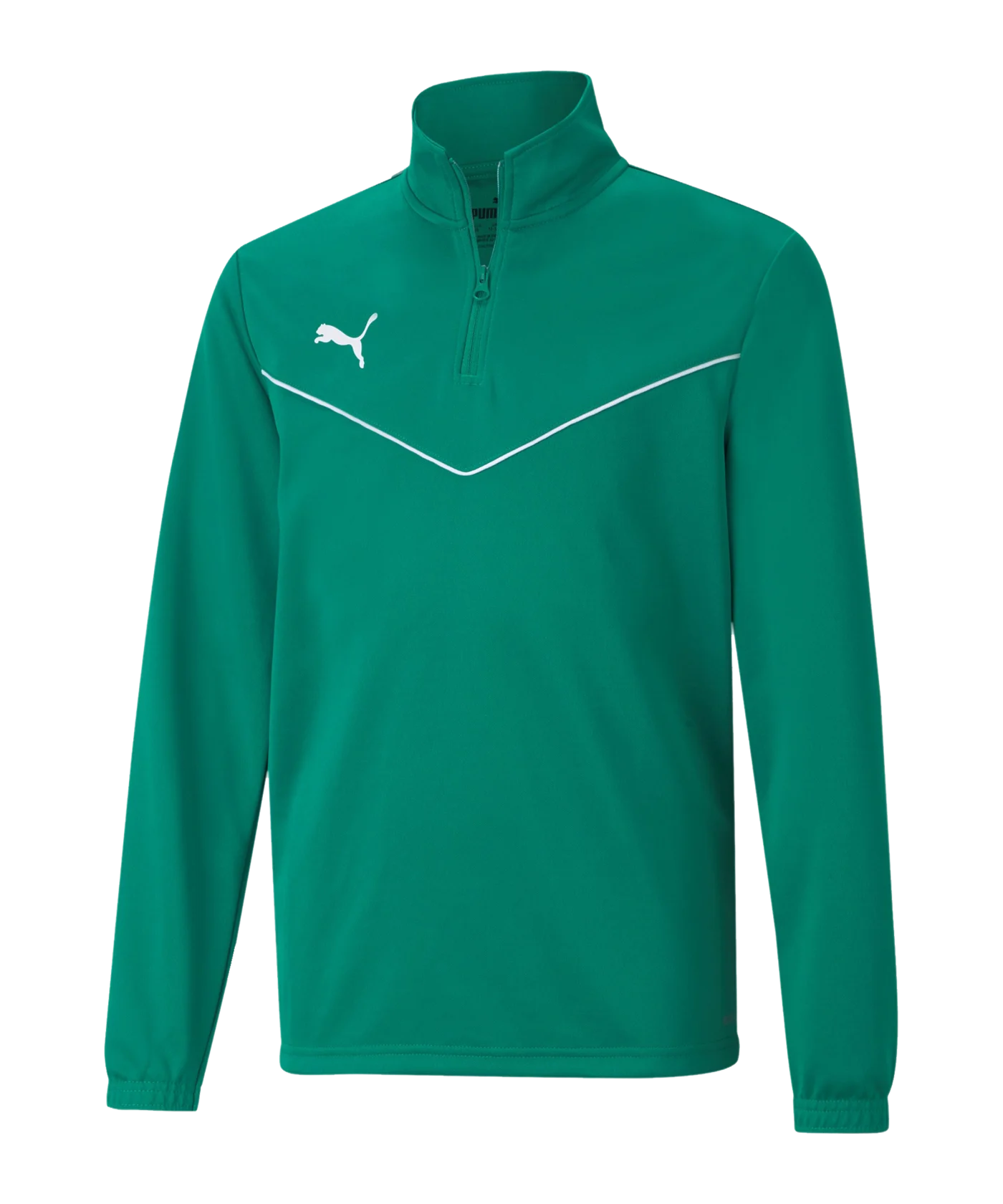 PUMA teamRISE HalfZip Sweatshirt Kids Grün F05