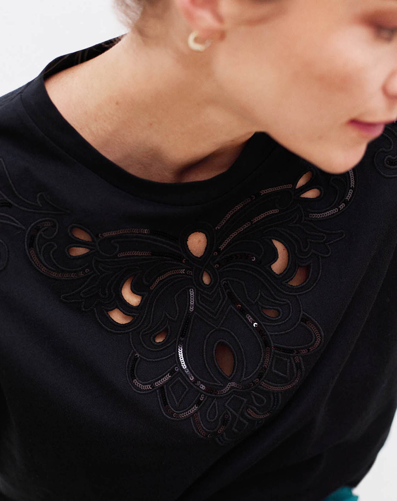 Caroll T-Shirt Coralie noir