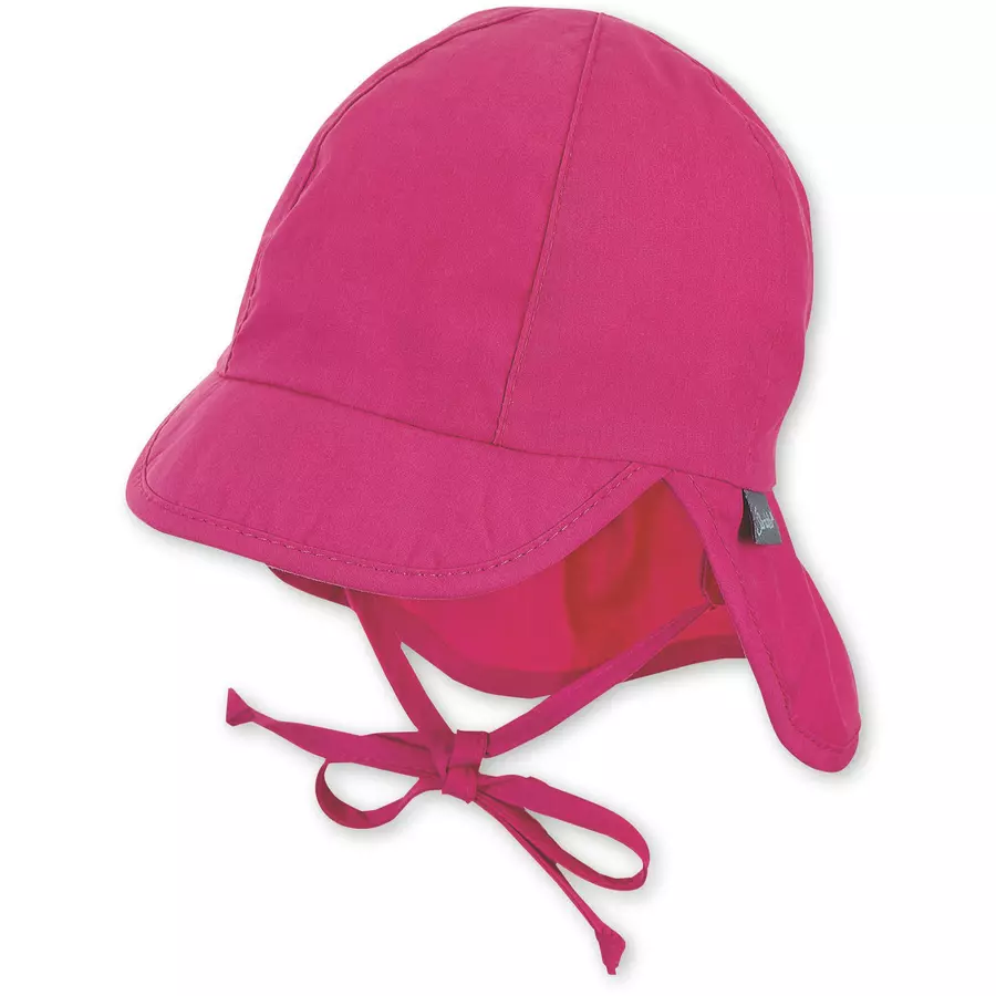Sterntaler Schirmmütze mit Nackenschutz magenta
