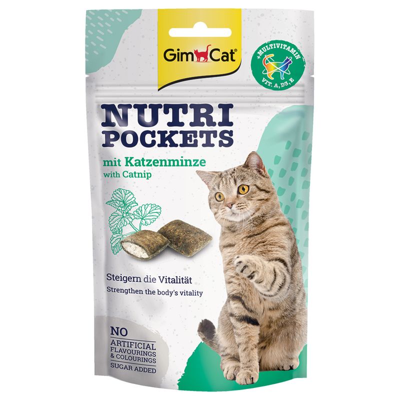 GimCat Nutri Pockets menthe à chat