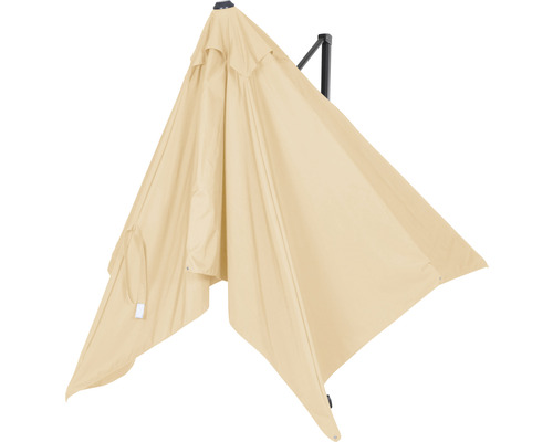 Sunset N+ zweefparasol, 350 x 260 cm, natuurlijk polyester