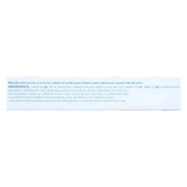 Gerblé Sans Sucres Biscuit Coco 132g