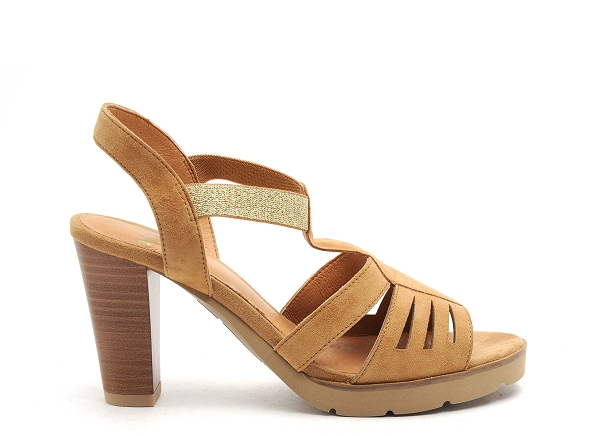 Mamzelle nu pieds talons femme taxon marron