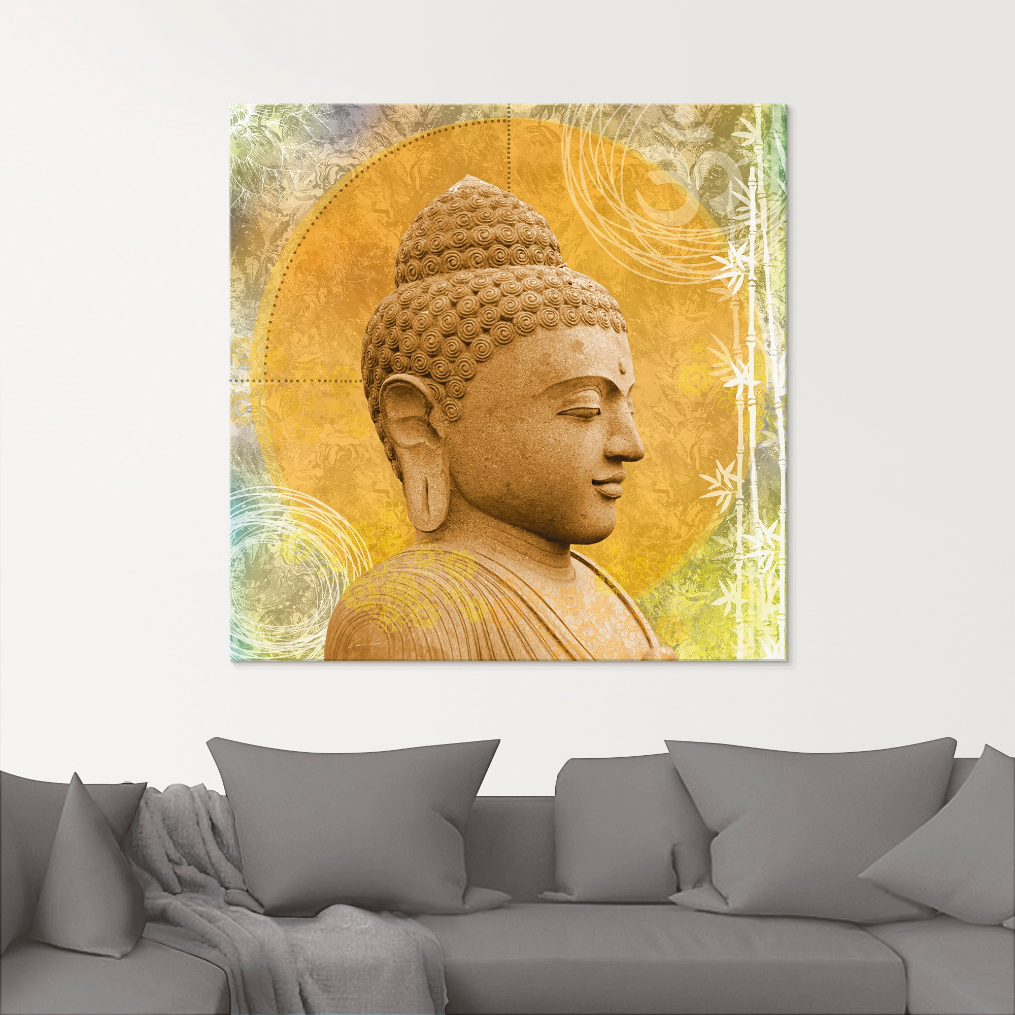 Artland Glasbild »Buddha II« Spa 1 Stk. tlg. in verschiedenen Grössen
