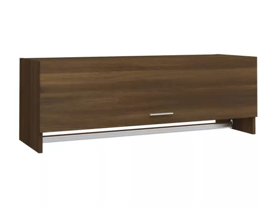 Penderie murale Chêne marron 100x32,5x35 Bois d'ingénierie