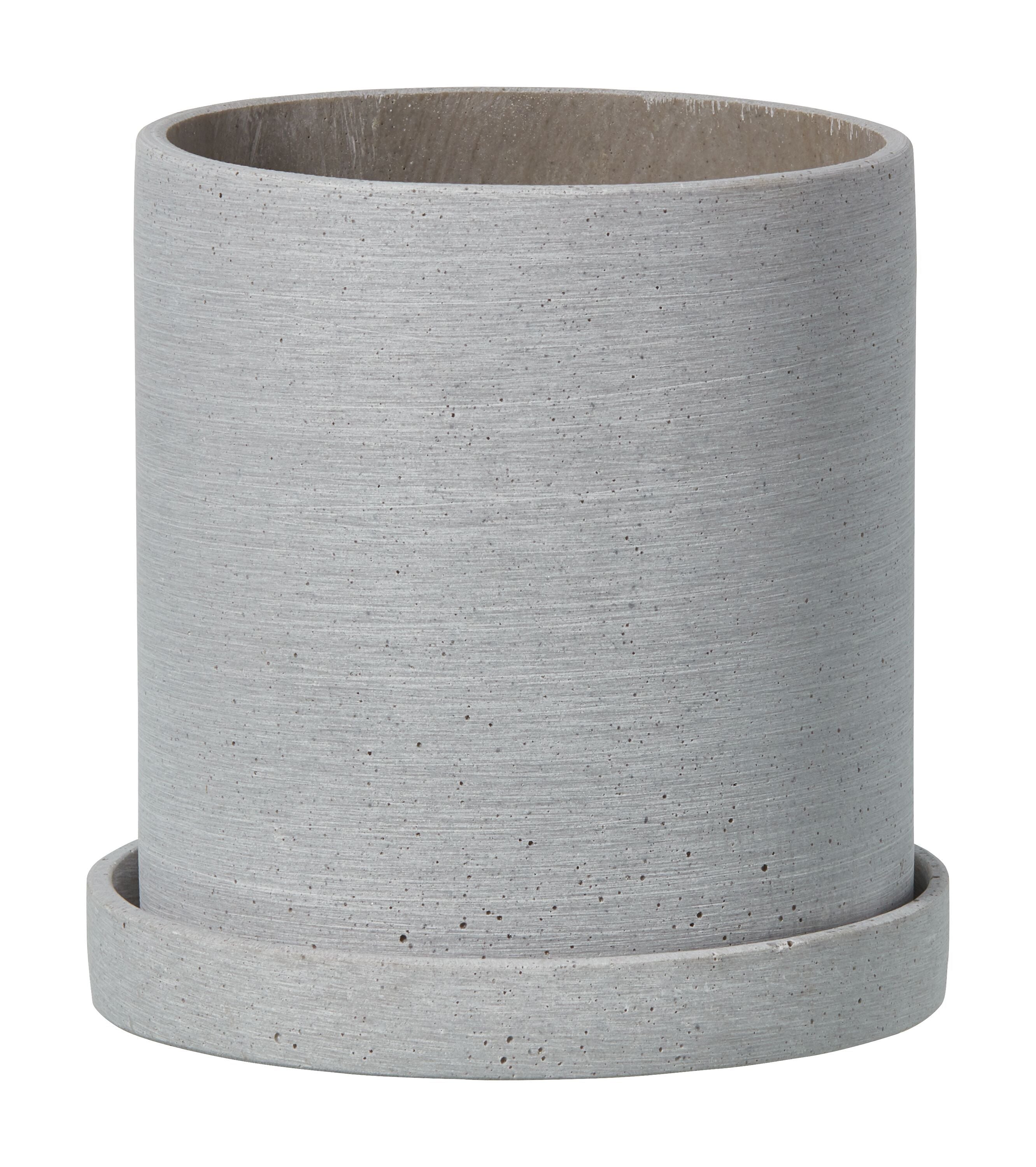 MINEA Untersetzer - Grau / H: 1.5 cm