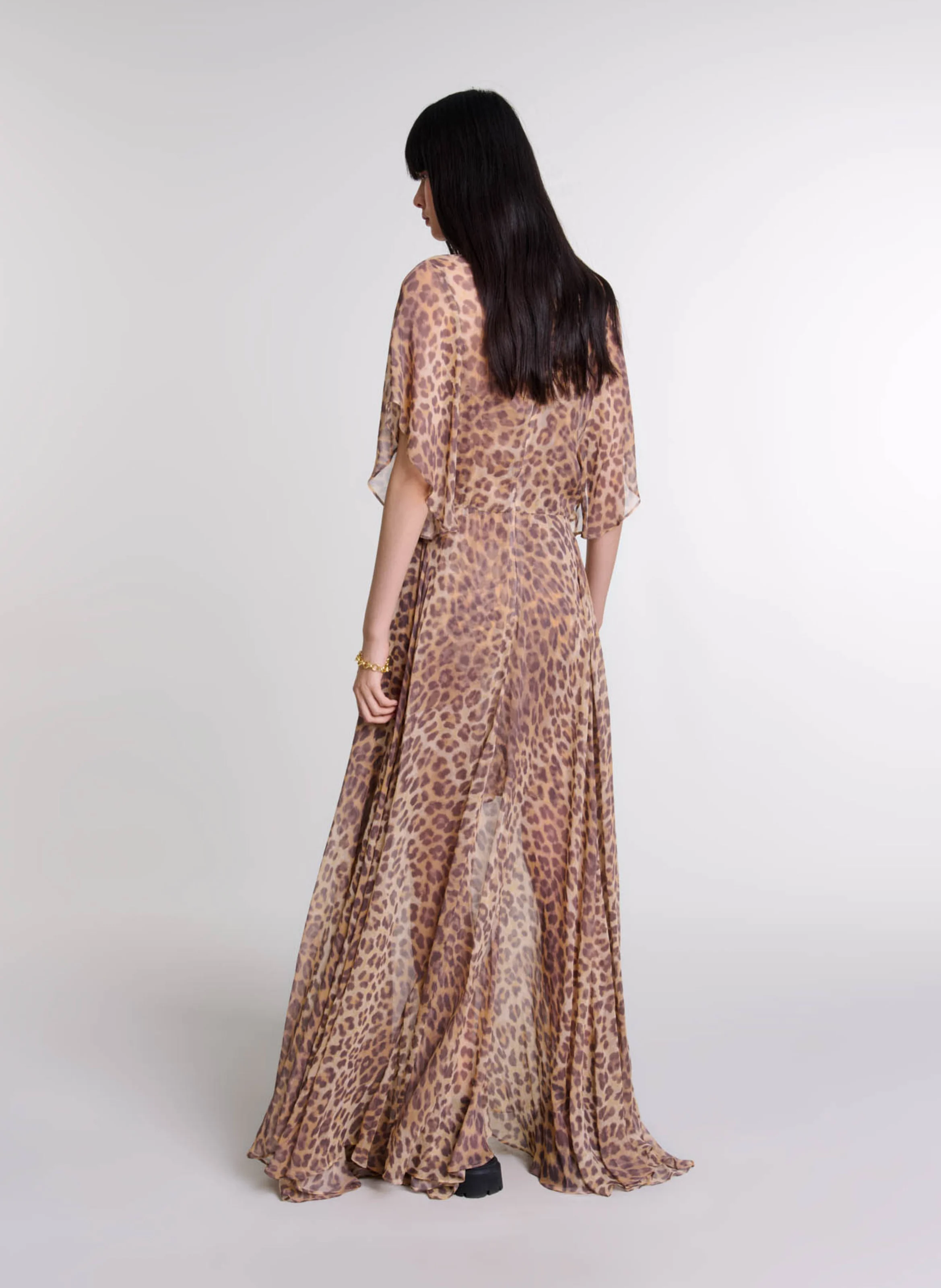 Robe longue imprimé | Multicolore