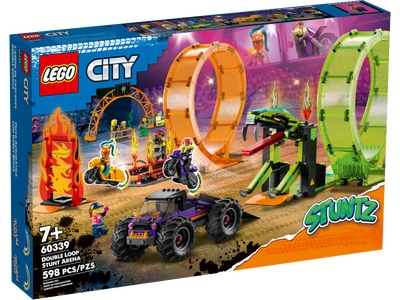 LEGO Dubbele looping stuntarena (60339)