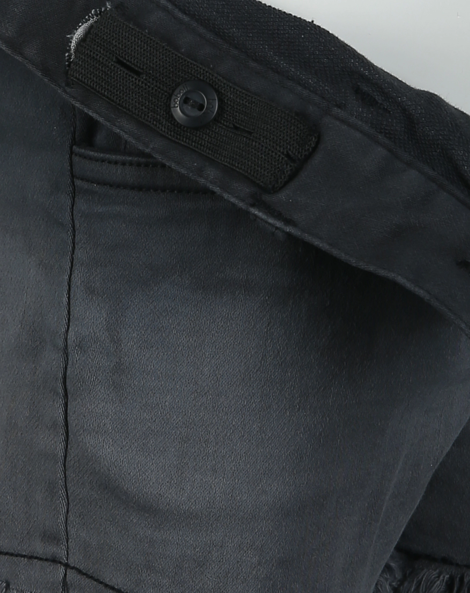 Jeans-Shorts FRINGE in schwarz