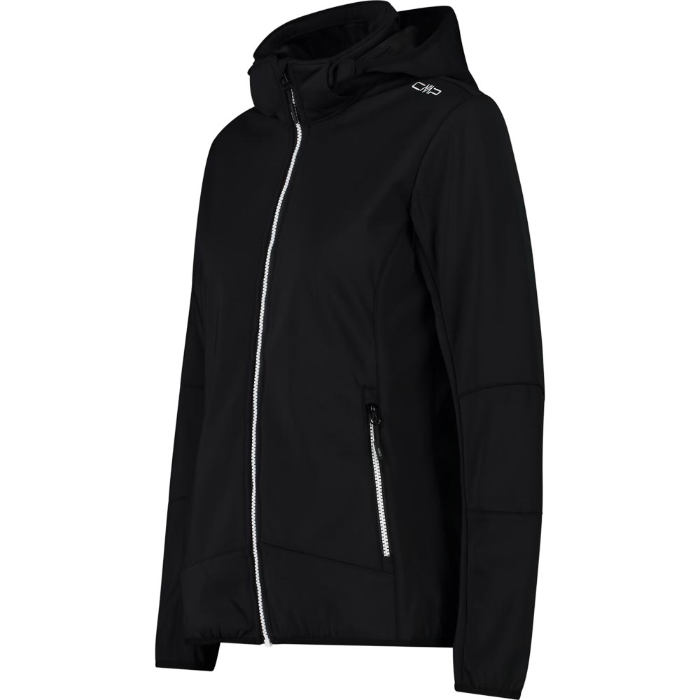 CMP Zip Hood Softshelljacke Damen nero