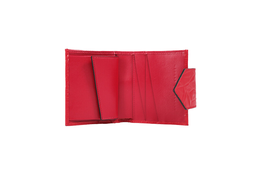 Lip-wallet rocky red (black)