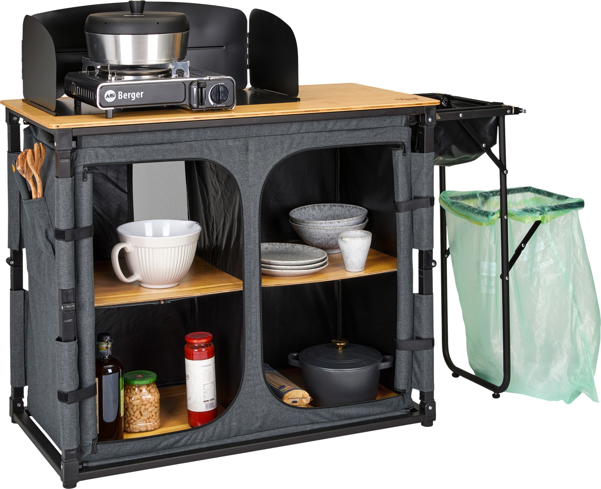 Camplife Windschutz 30 cm für Küchenboxen