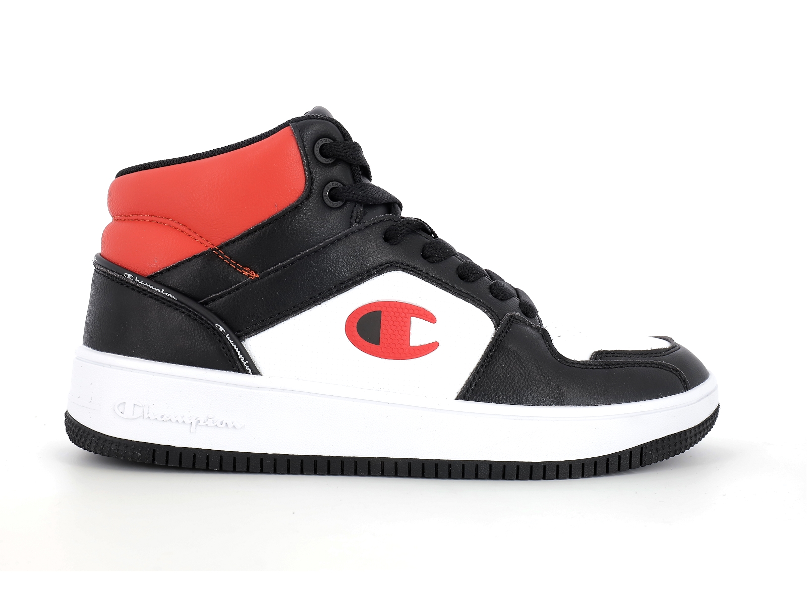 Champion-SS21907 -KK003 NBK/WHT/RE Synthétique Noir Rouge
