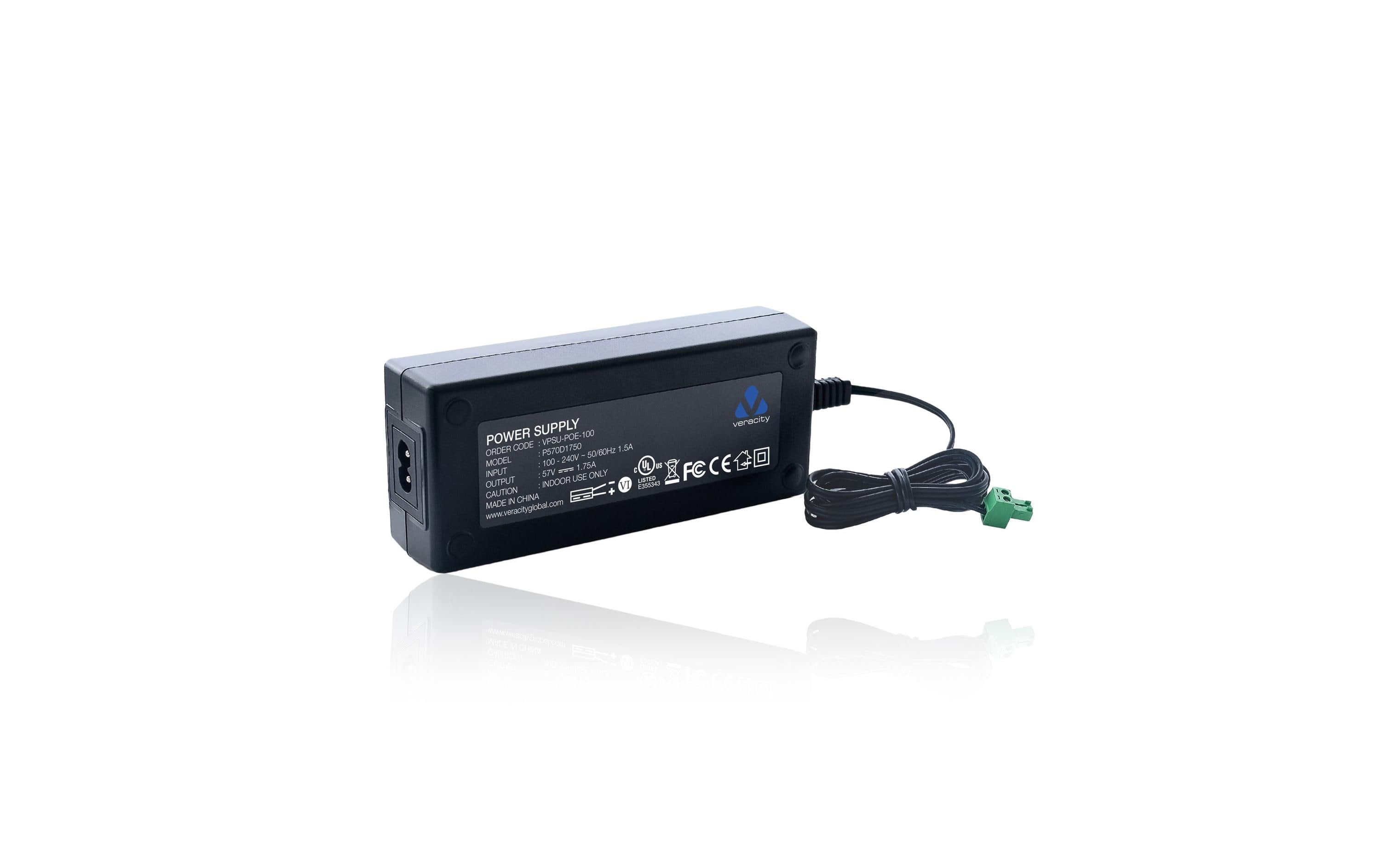 Netzteil 100W POE PSU inkl. Netzkabel100-W-Netzteil für POE-Geräte mit hoher Leistung