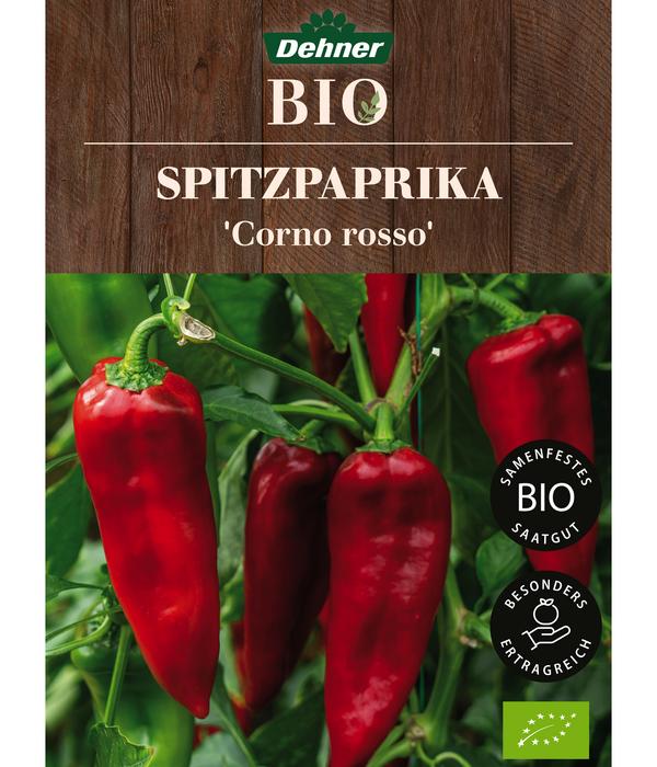 Dehner Bio-Saatgut Spitzpaprika 'Corno rosso'