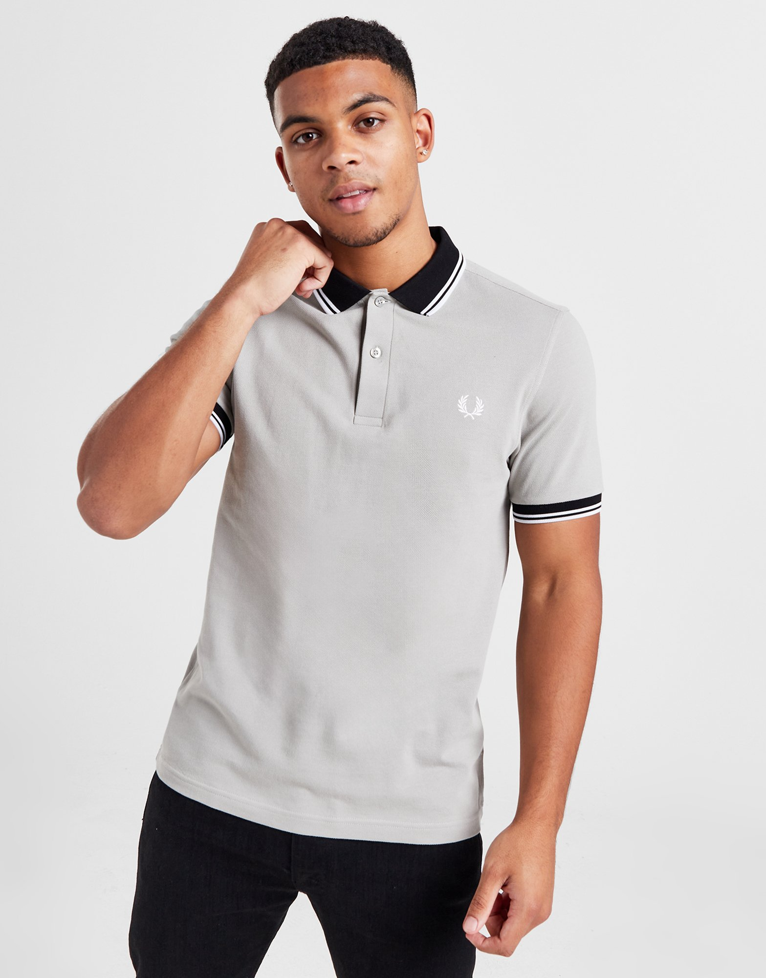 Fred Perry Polo Col Contrasté Homme