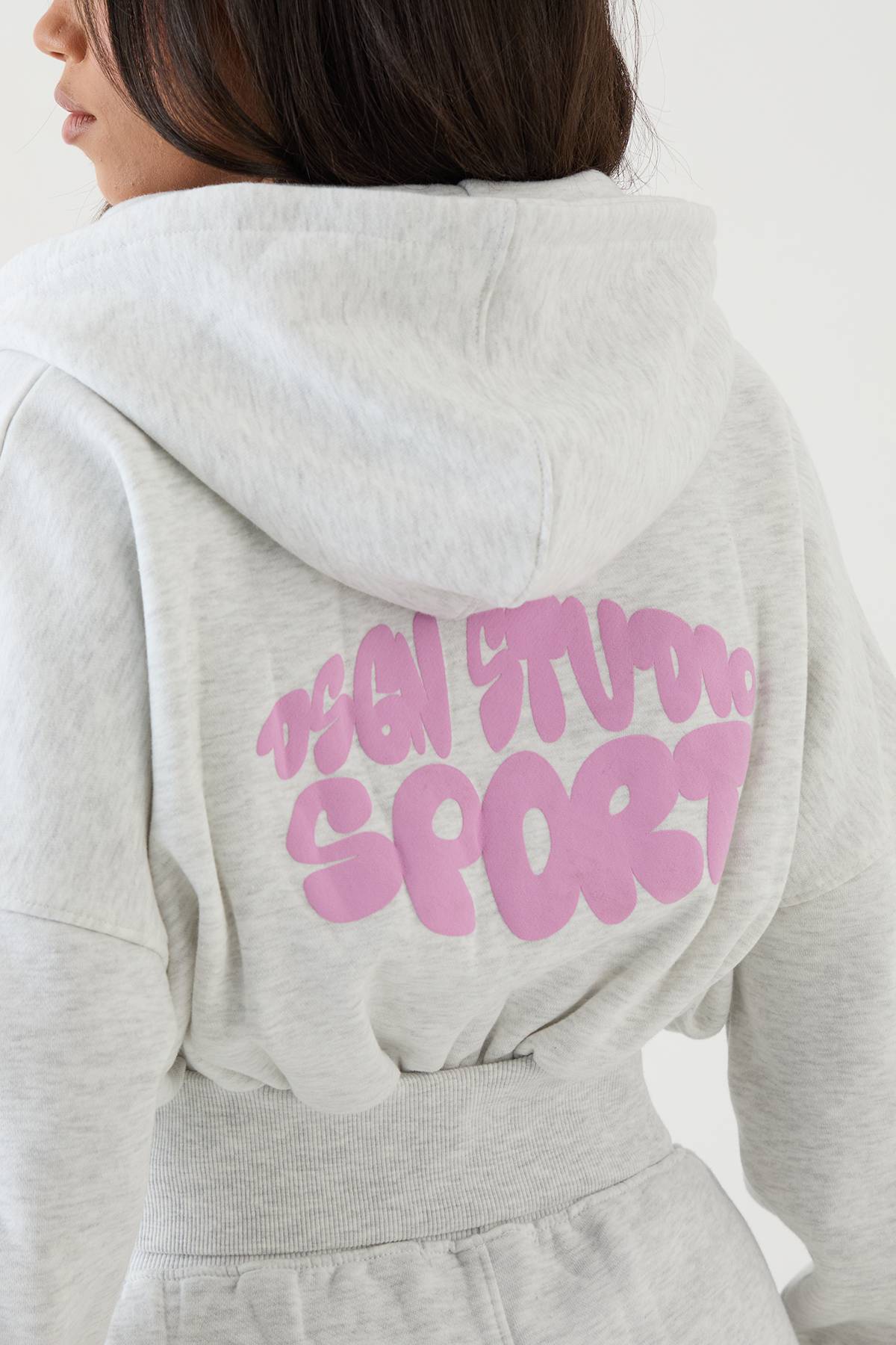 Sweat À Casynthétiqueche Court Boxy Sport Bubble Dsgn Studio