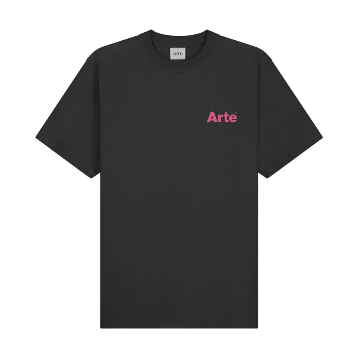 Arte Antwerp T-shirt Arte Back Leaves | Noir