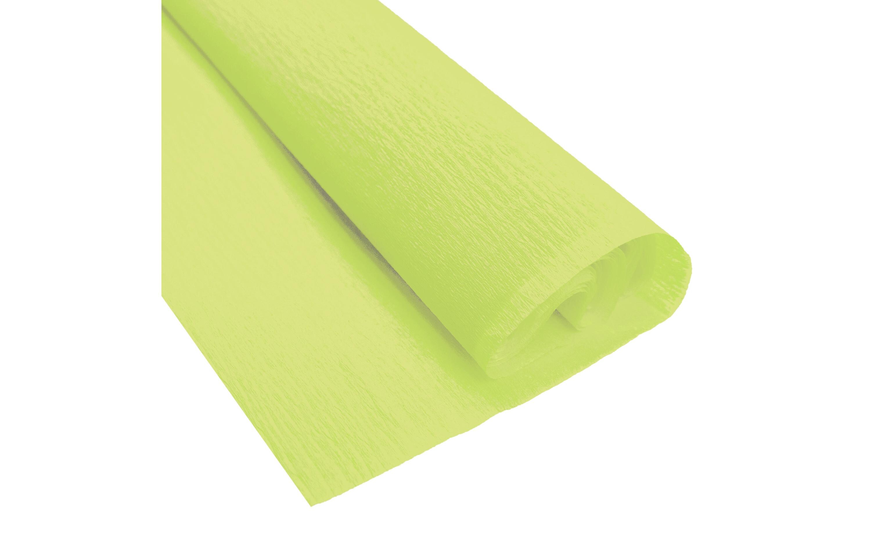 Krepppapier 50 cm x 2.5 m, 32 g/m², PastellgrünBastelkrepp auf der Rolle
