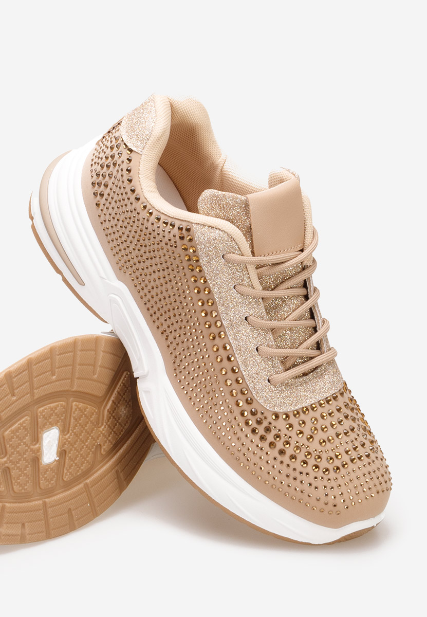 Baskets pour femme beige Kyana