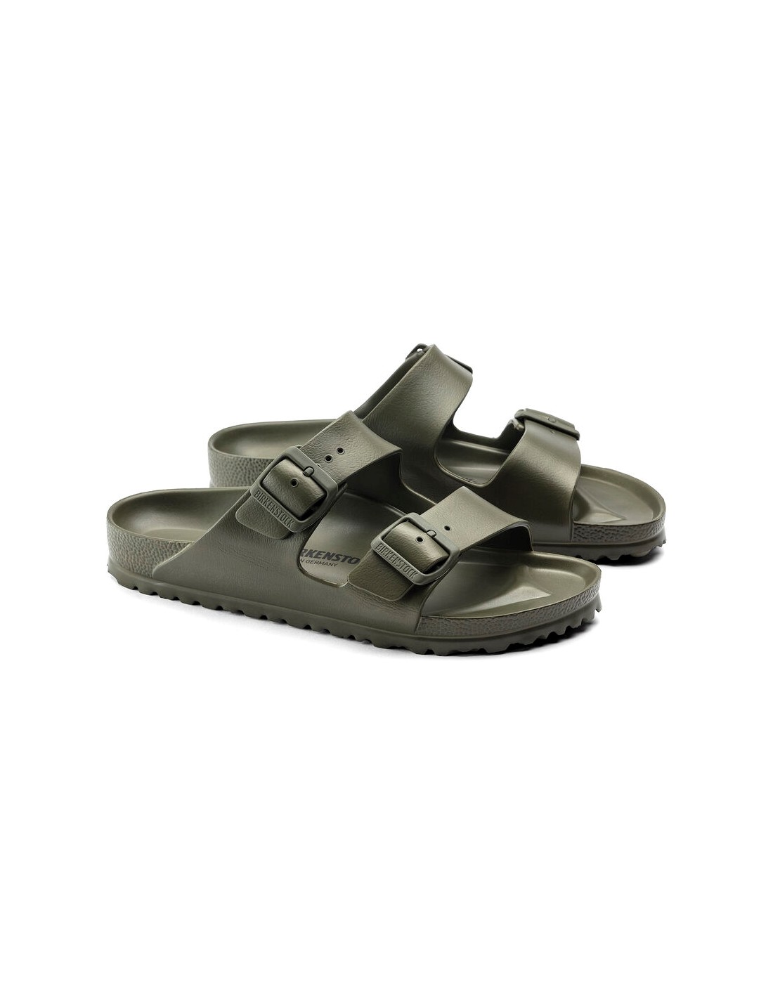 birkenstock mules femme arizona eva caoutchouc kaki