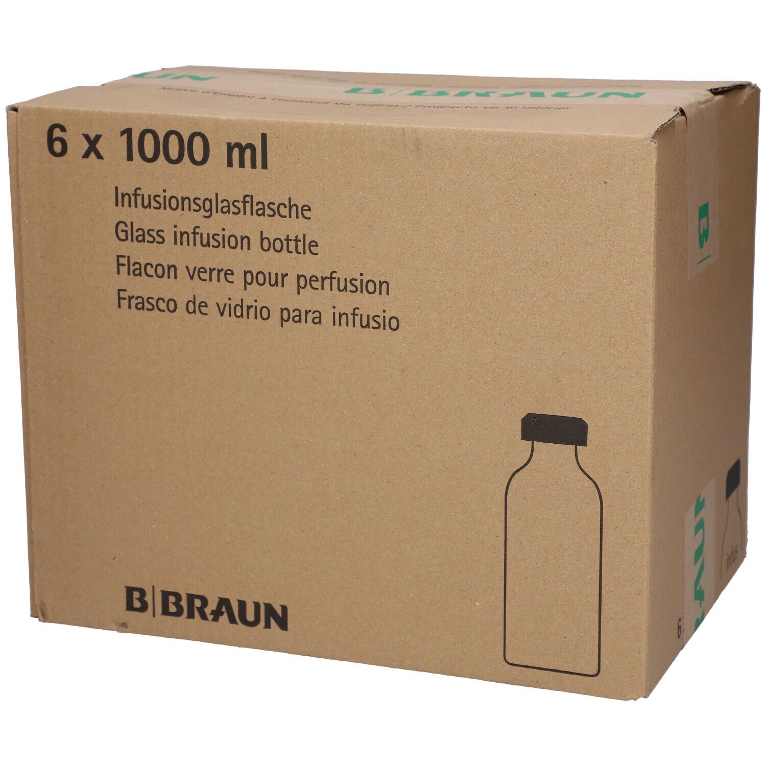 Isotone Kochsalz-Lösung 0,9% B. Braun, Glasflasche