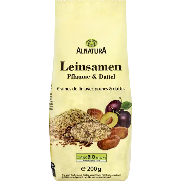 Alnatura Leinsamen Pflaume und Dattel 200g