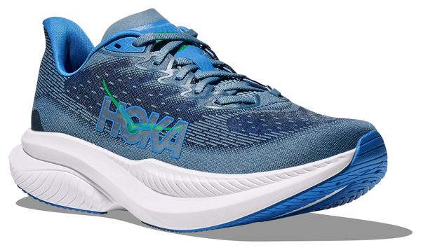 Chaussures Running Hoka Mach 6 Bleu/Blanc Homme