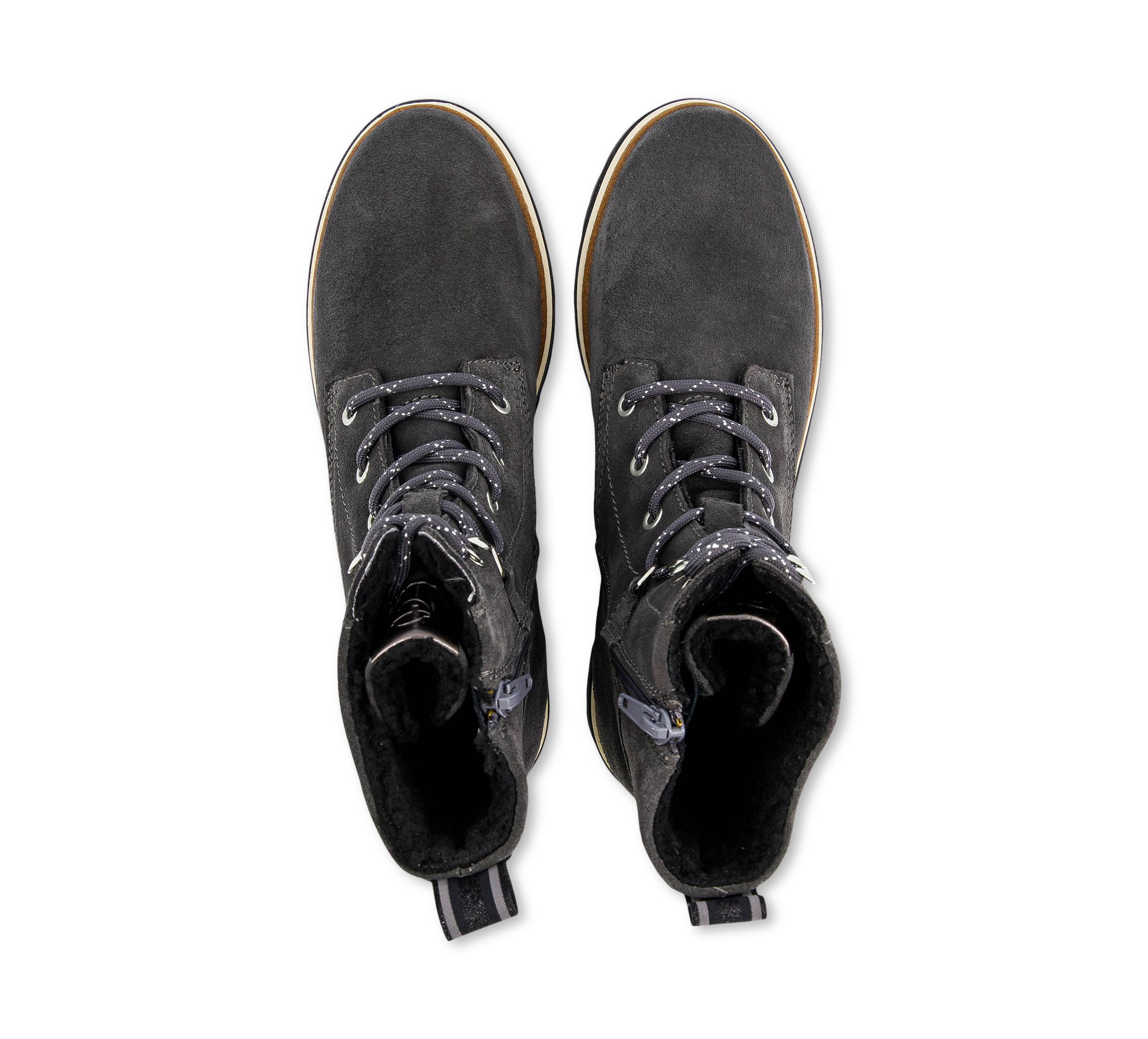 Tamaris Schnürstiefel grau